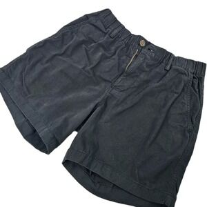 Bearbottom Shorts Mens M‎ Black 5.5 Inseam Elastic Waist Stretch Chino Casual